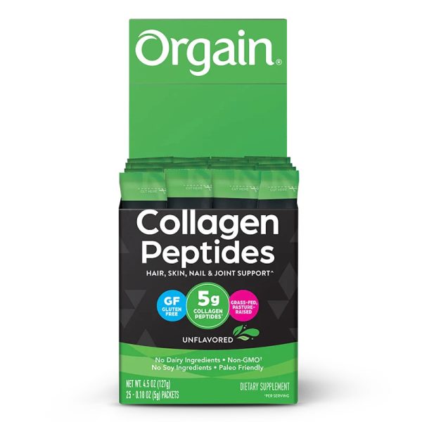 Grass Fed Pasture Raised Collagen Peptides 25 Ct Stick Pack