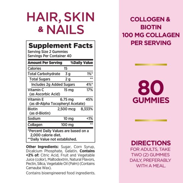 Hair, Skin & Nails + Collagen Gummies